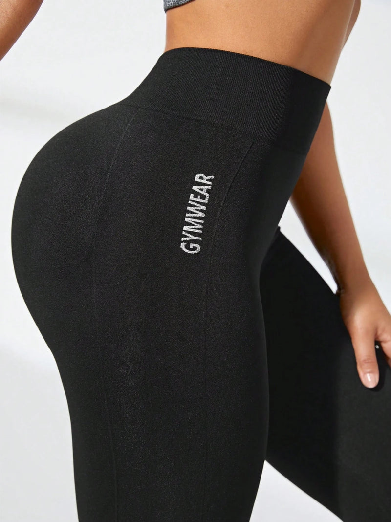 Legging De Cintura Alta Feminina Sem Costura Levantamento de Bunda