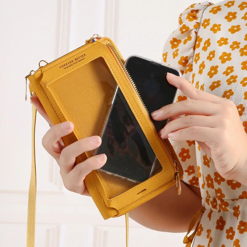 Bolsa Feminina Pequena Transversal Porta Celular Carteira