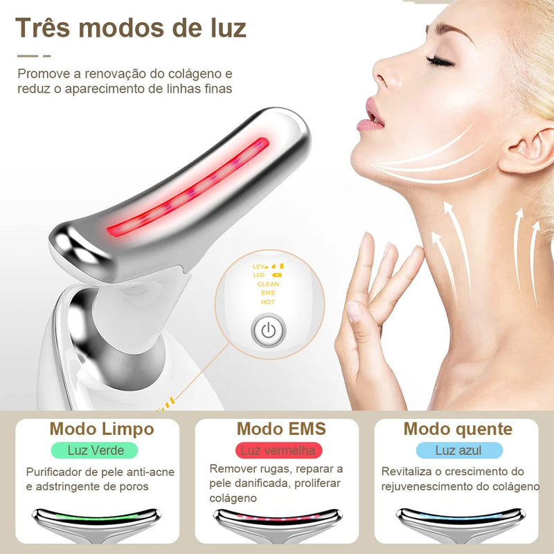 Rejuvenescedor facial removedor de rugas marcas e papadas a laser